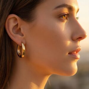 aros acero inoxidable dorados